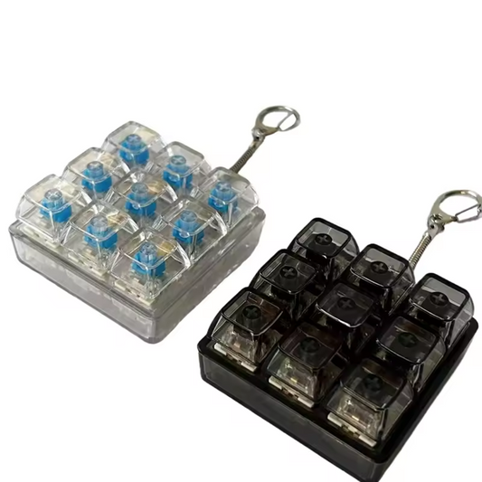 Anti-stress keyboard keychain